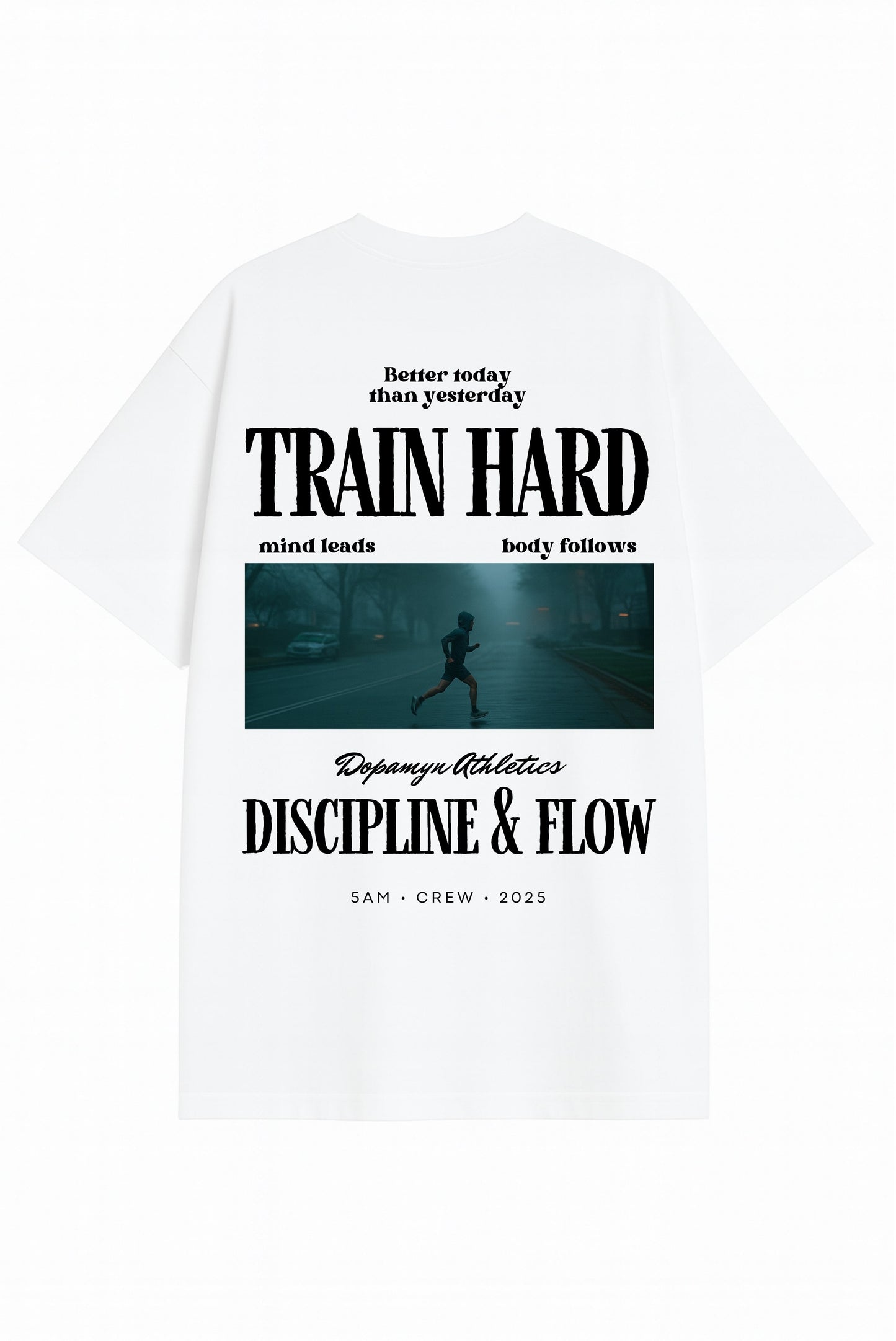 Train Hard Oversize Tee DOPAMYN