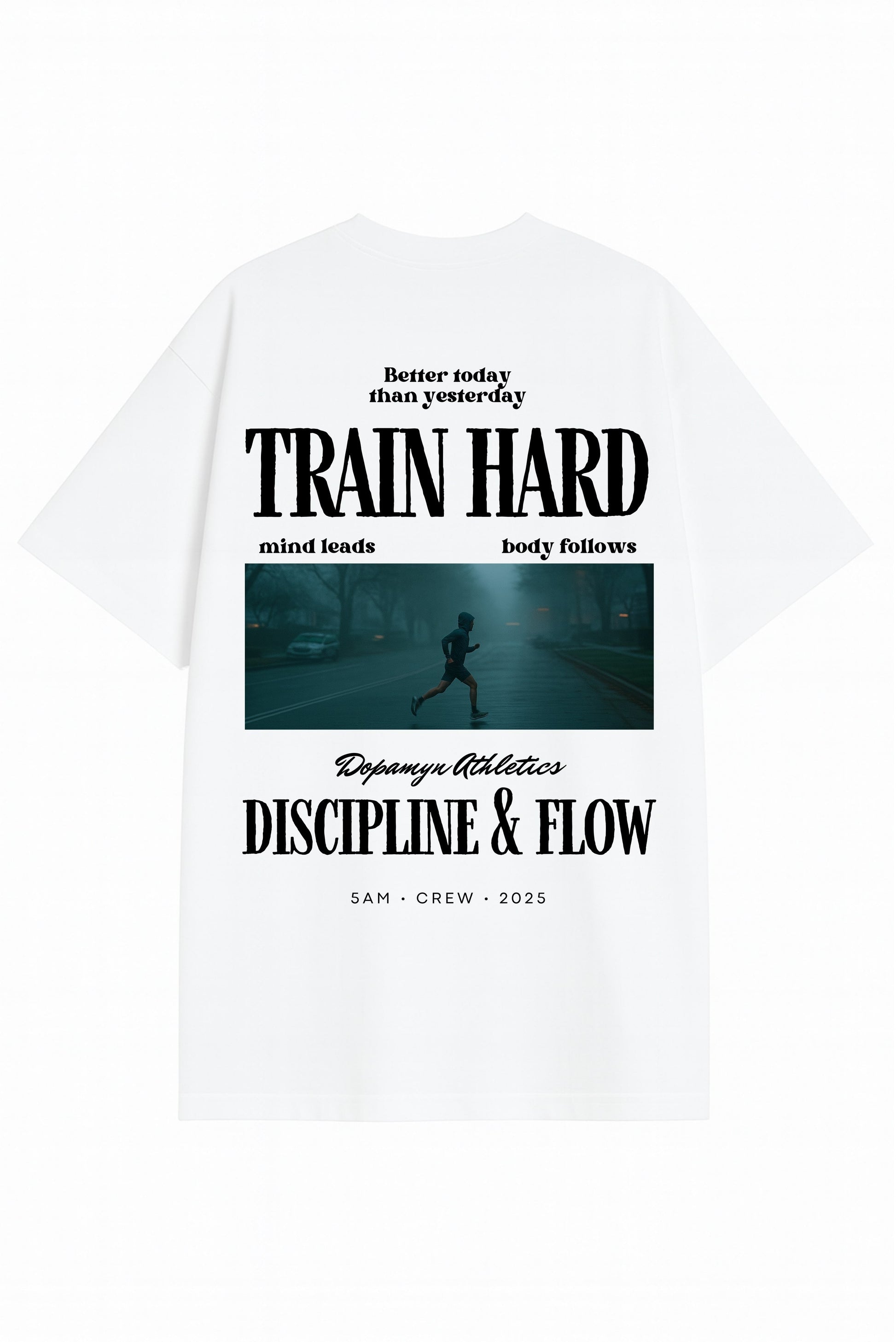Train Hard Oversize Tee DOPAMYN