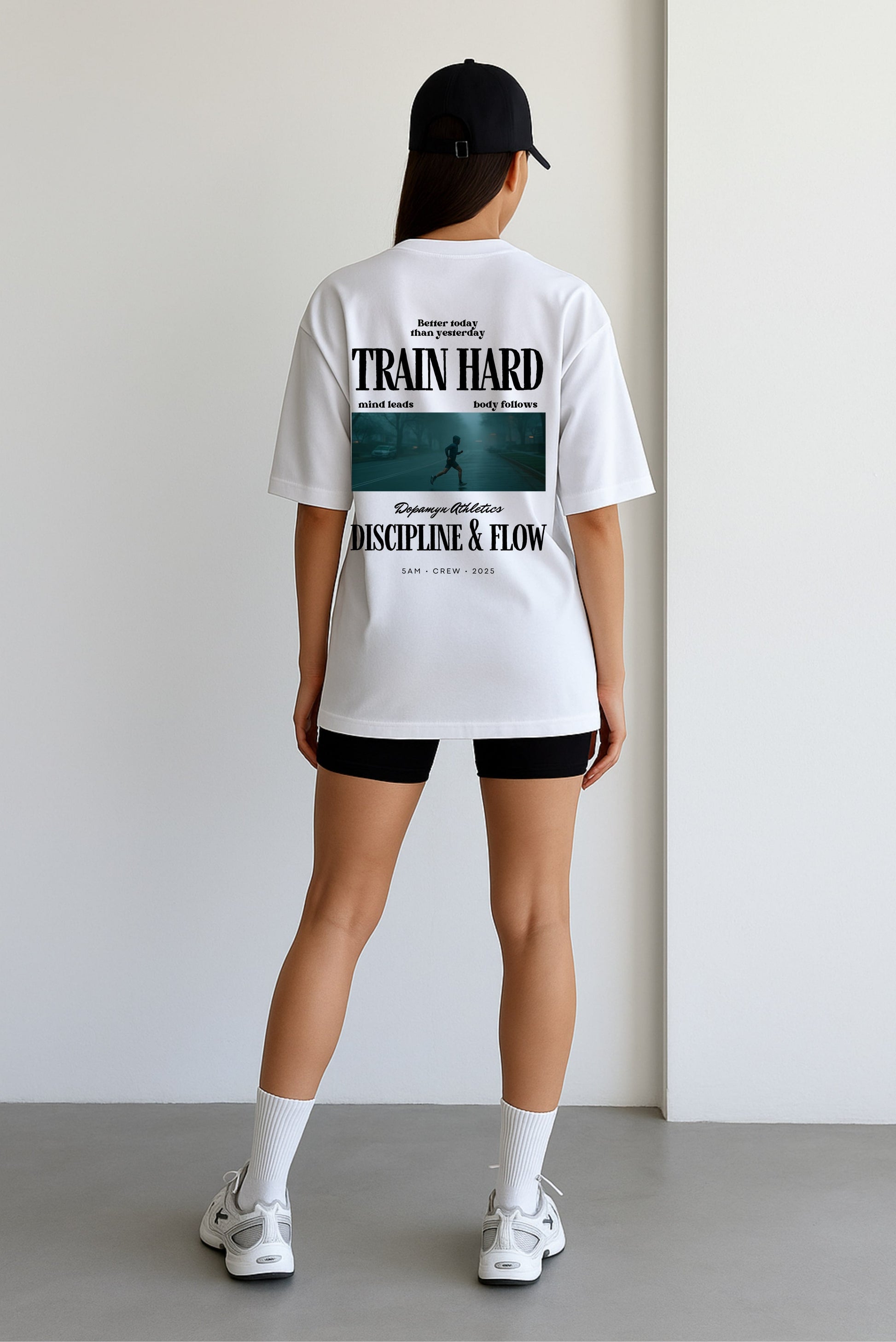 Train Hard Oversize Tee DOPAMYN
