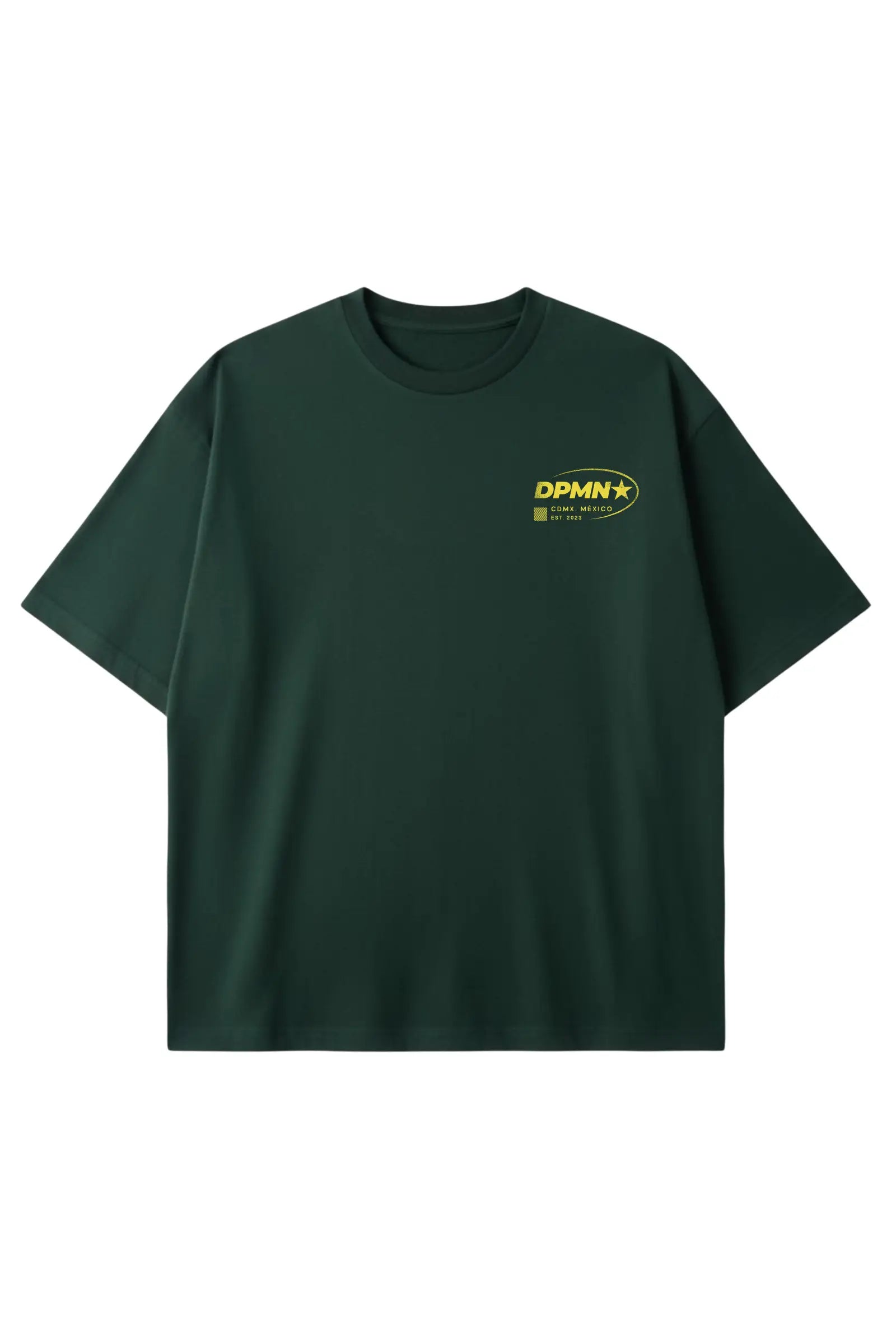Signature DPMN Oversized Tee — Dark Green DOPAMYN