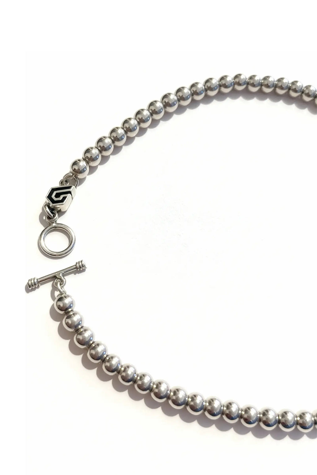 Collar unisex Sphere minimalista con perlas de plata esterlina DOPAMYN