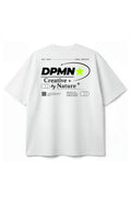 Signature DPMN Oversized Tee — Off White