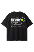 Signature DPMN Oversized Tee — All Black