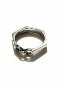 Anillo de eslabones de plata unisex DOPAMYN. Joyería mexicana.