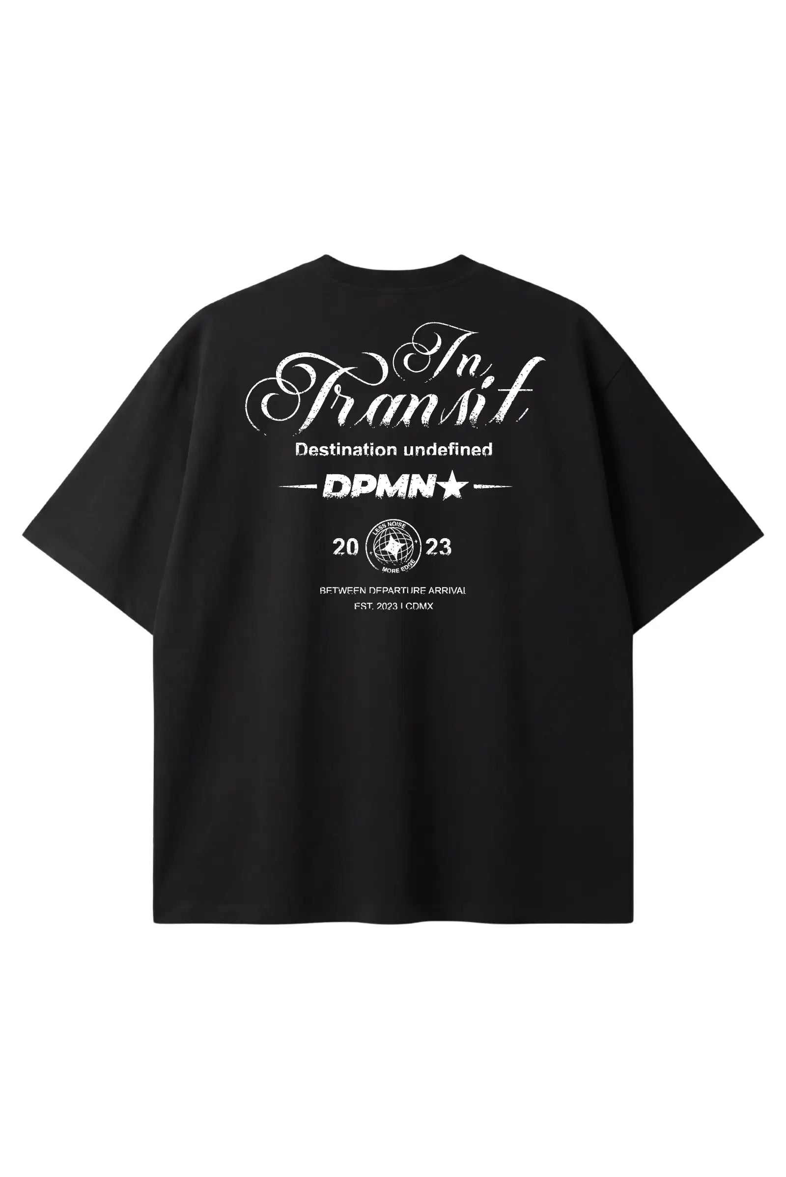 In Transit Oversized Tee — All Black