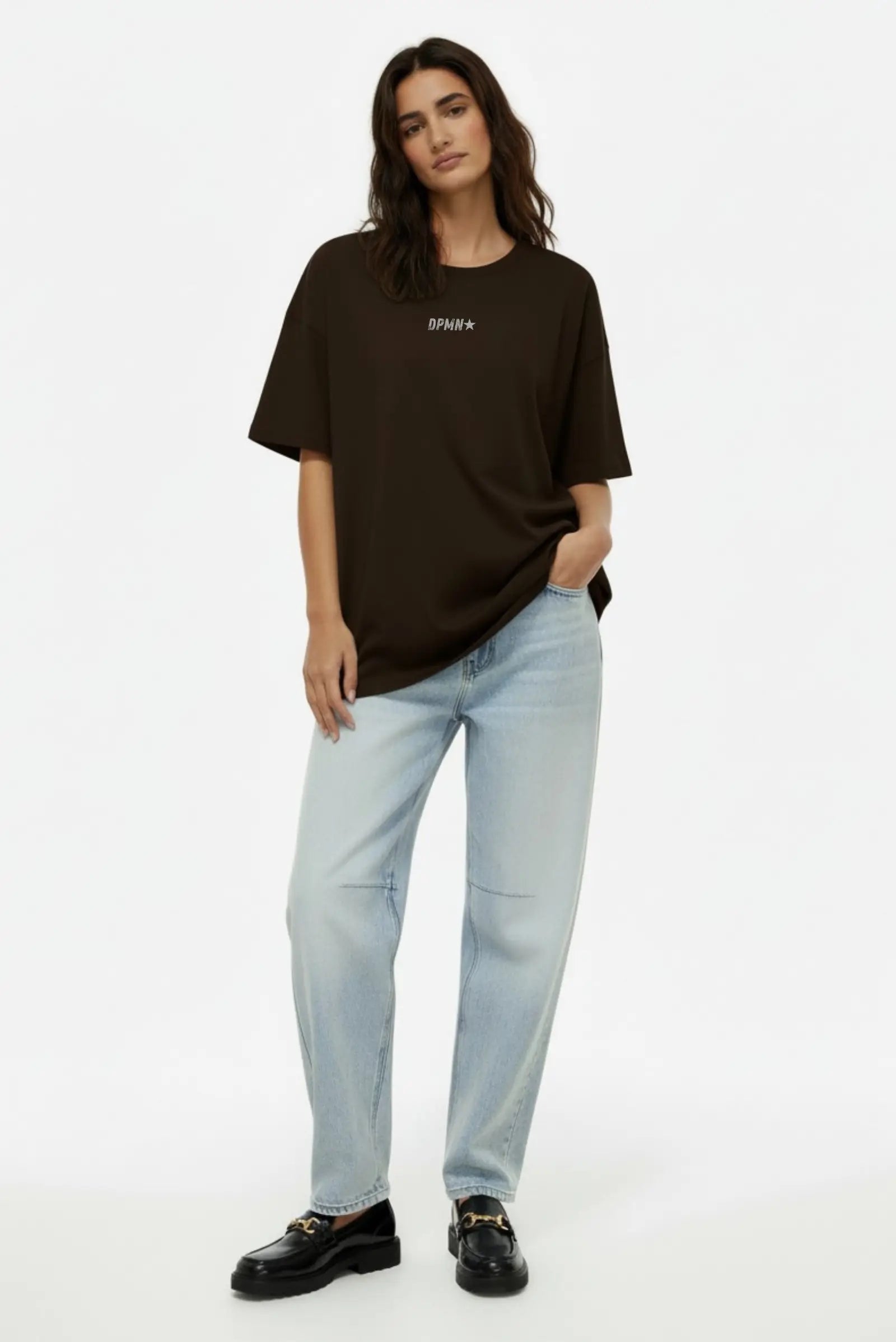 DPMN Oversized Tee — Brown DOPAMYN