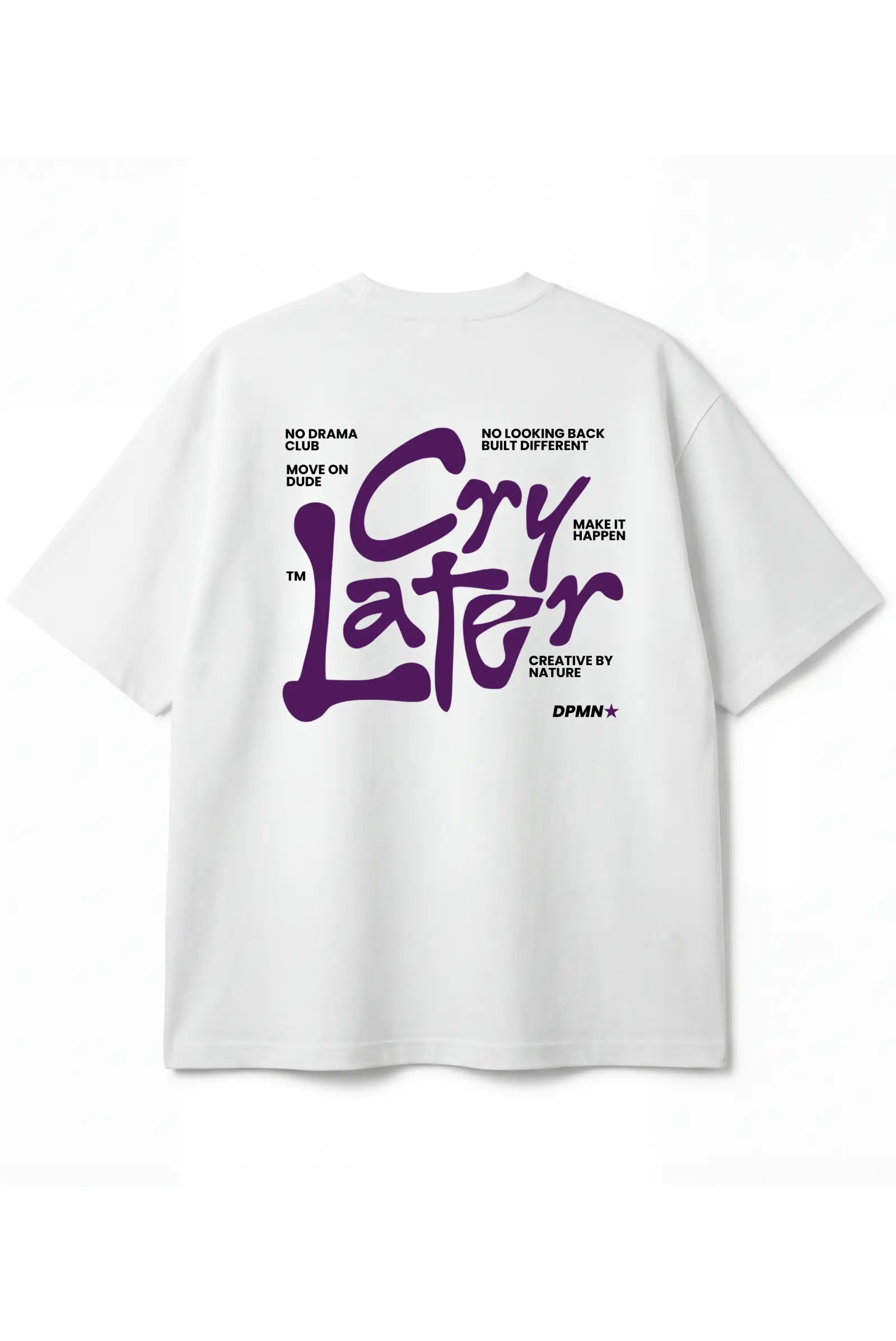 Cry Later Oversized Tee