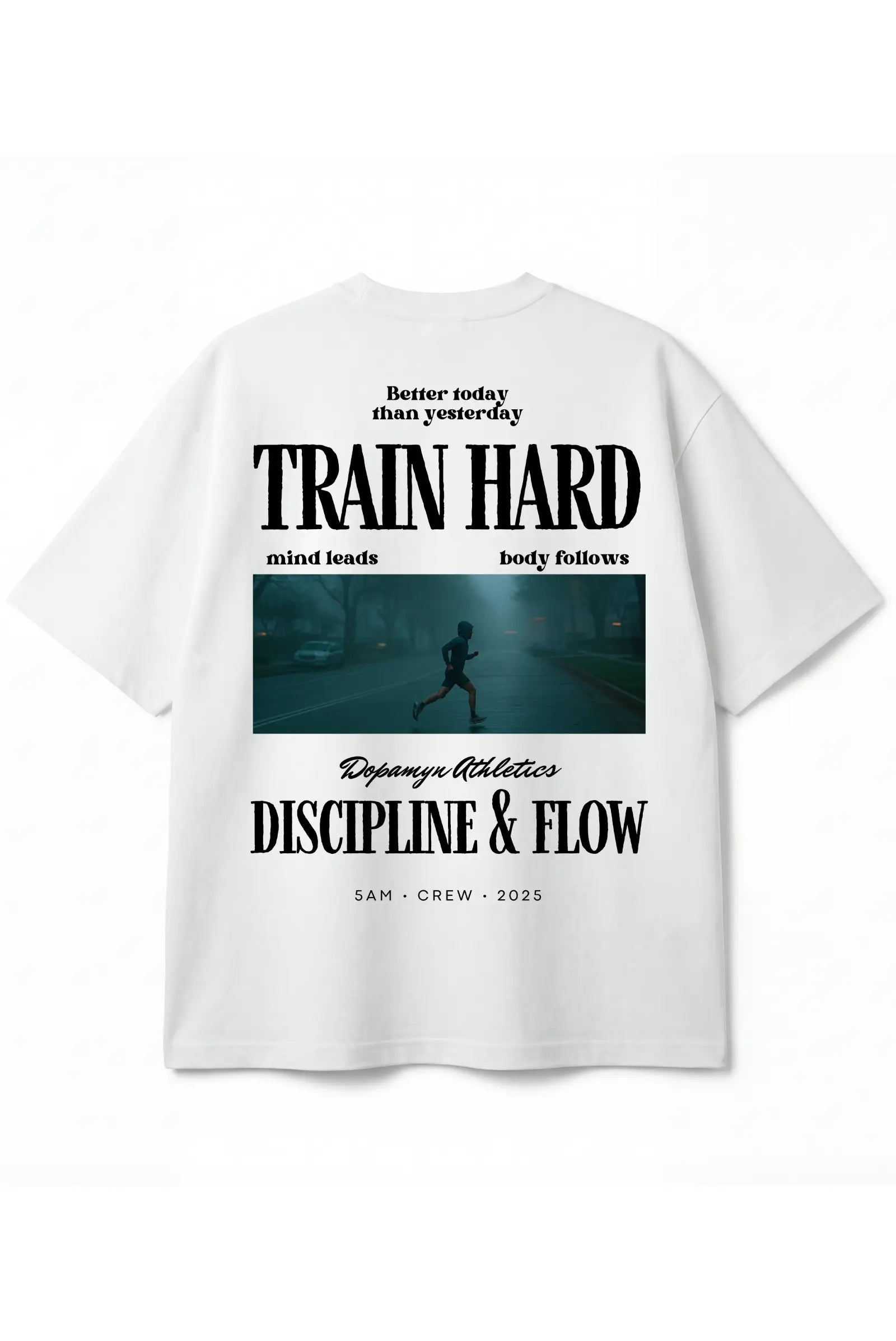 Train Hard Oversized Tee DOPAMYN