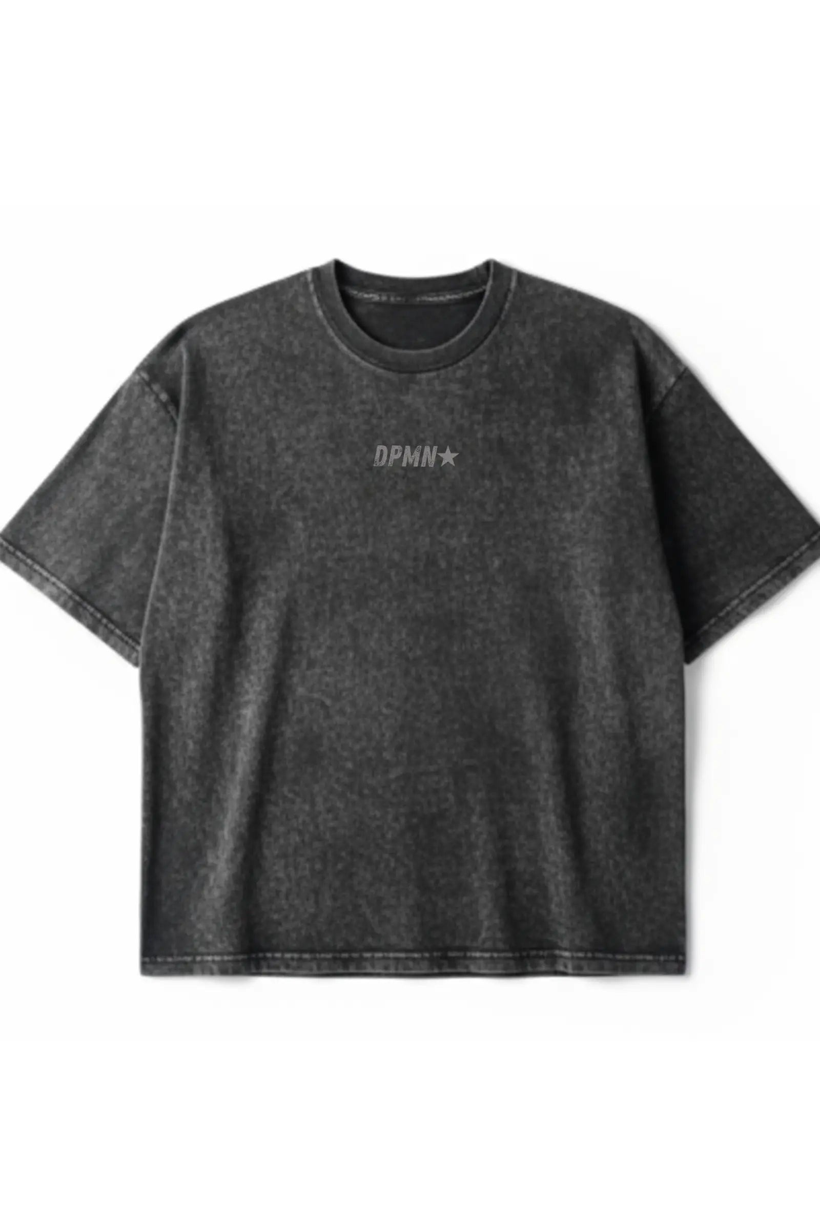 DPMN Oversized Tee — Acid Washed Black DOPAMYN