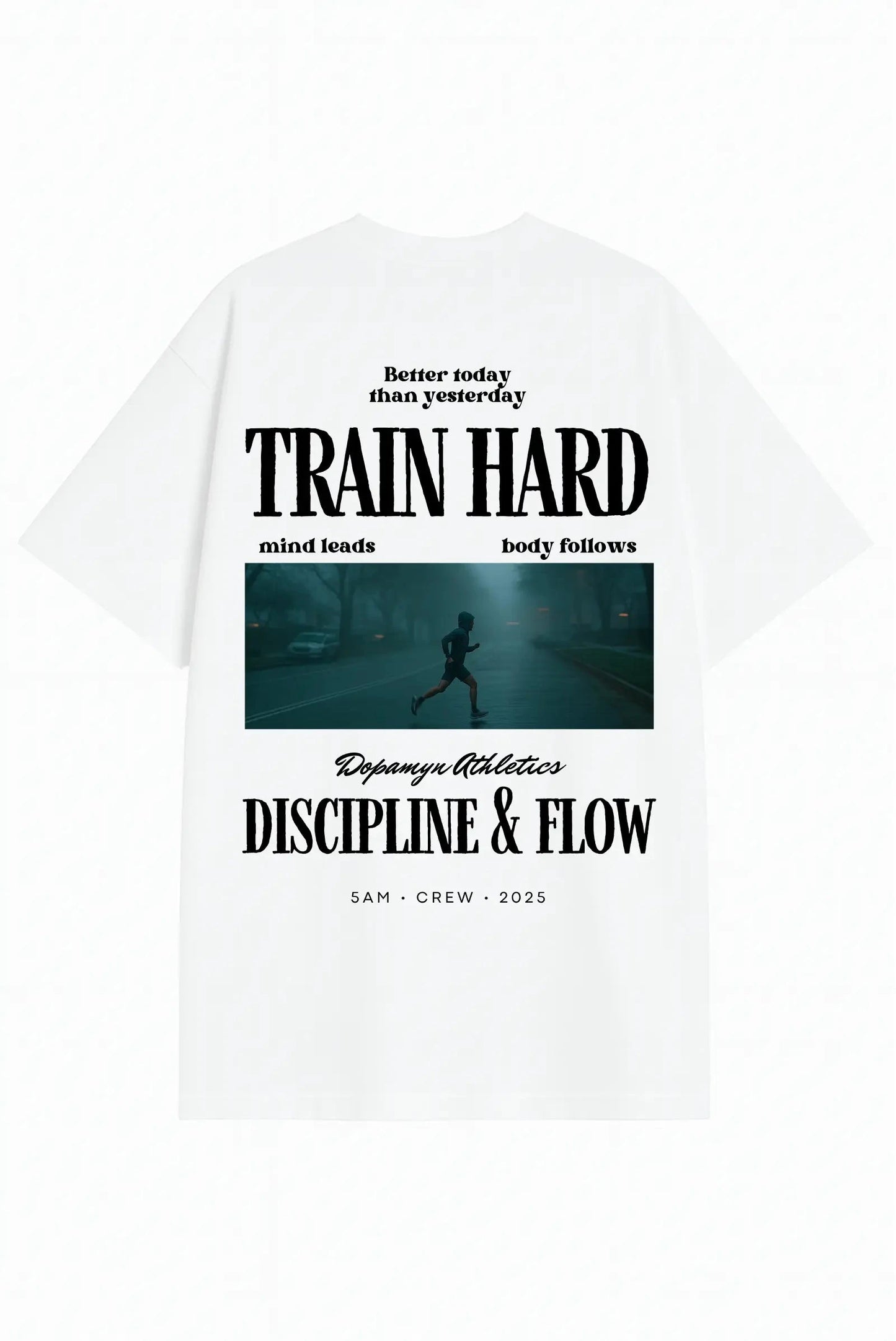 Train Hard Oversized Tee DOPAMYN