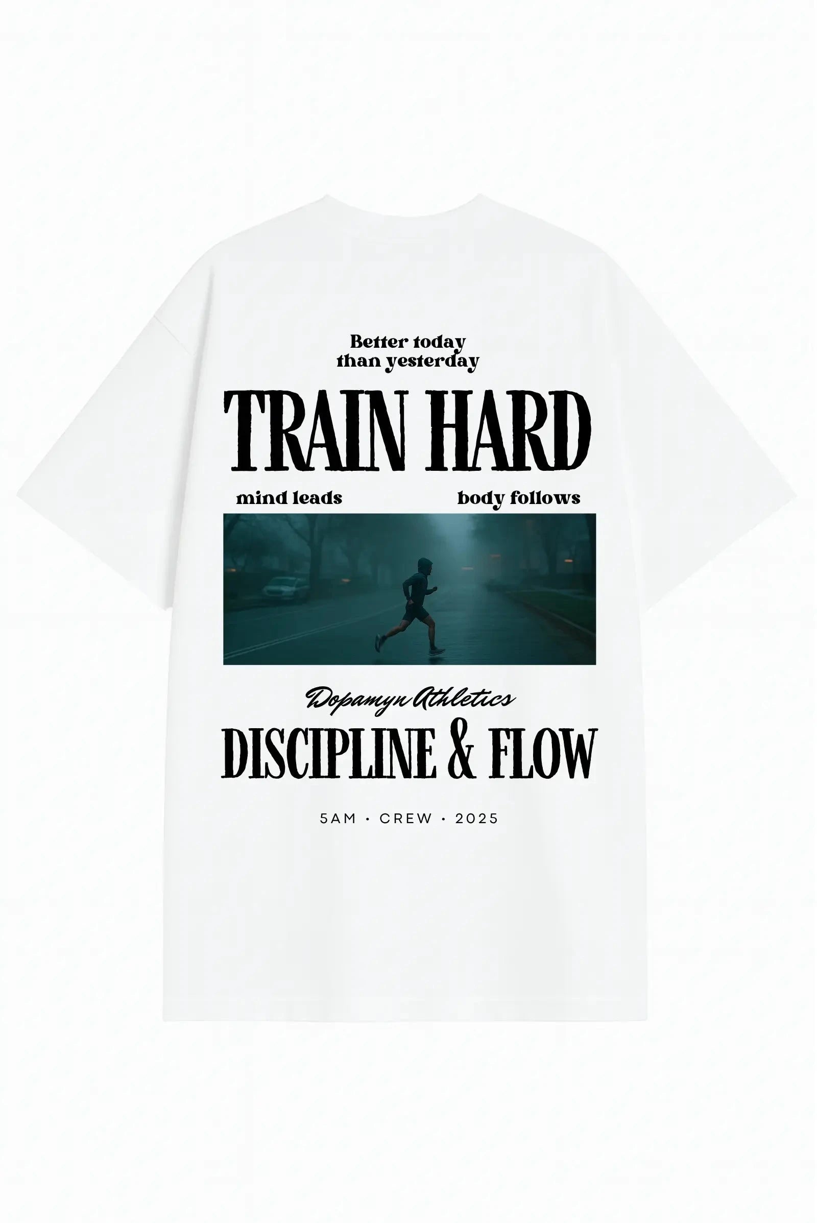Train Hard Oversized Tee DOPAMYN