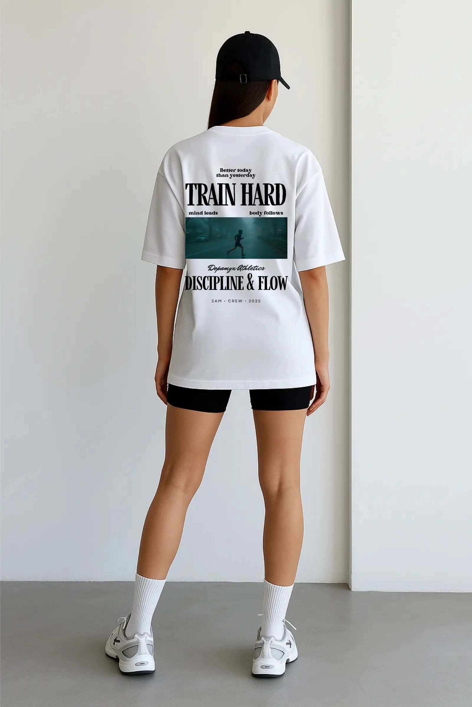 Train Hard Oversized Tee DOPAMYN