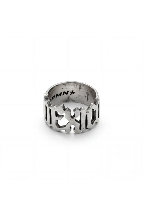 Anillo México en plata .950, parte del set Anillo México + México Oversized Tee