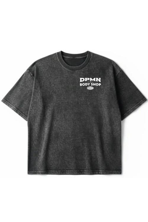 Archive Motors Semi Oversized Tee — Washed Black