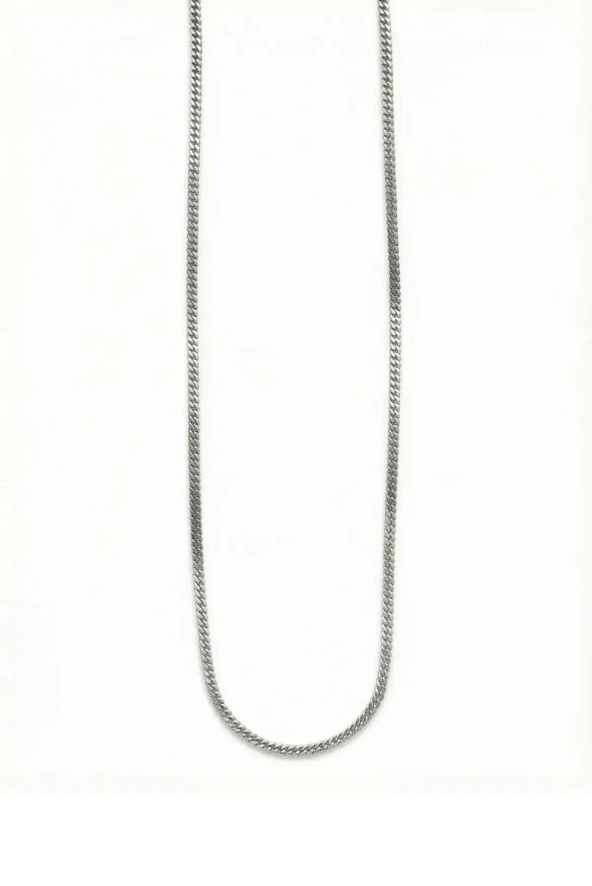 Cadena barbada en plata .925 joyería artesanal, unisex y elegante DOPAMYN