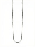 Cadena estilo militar unisex en plata esterlina, acabado pulido o pavonado DOPAMYN