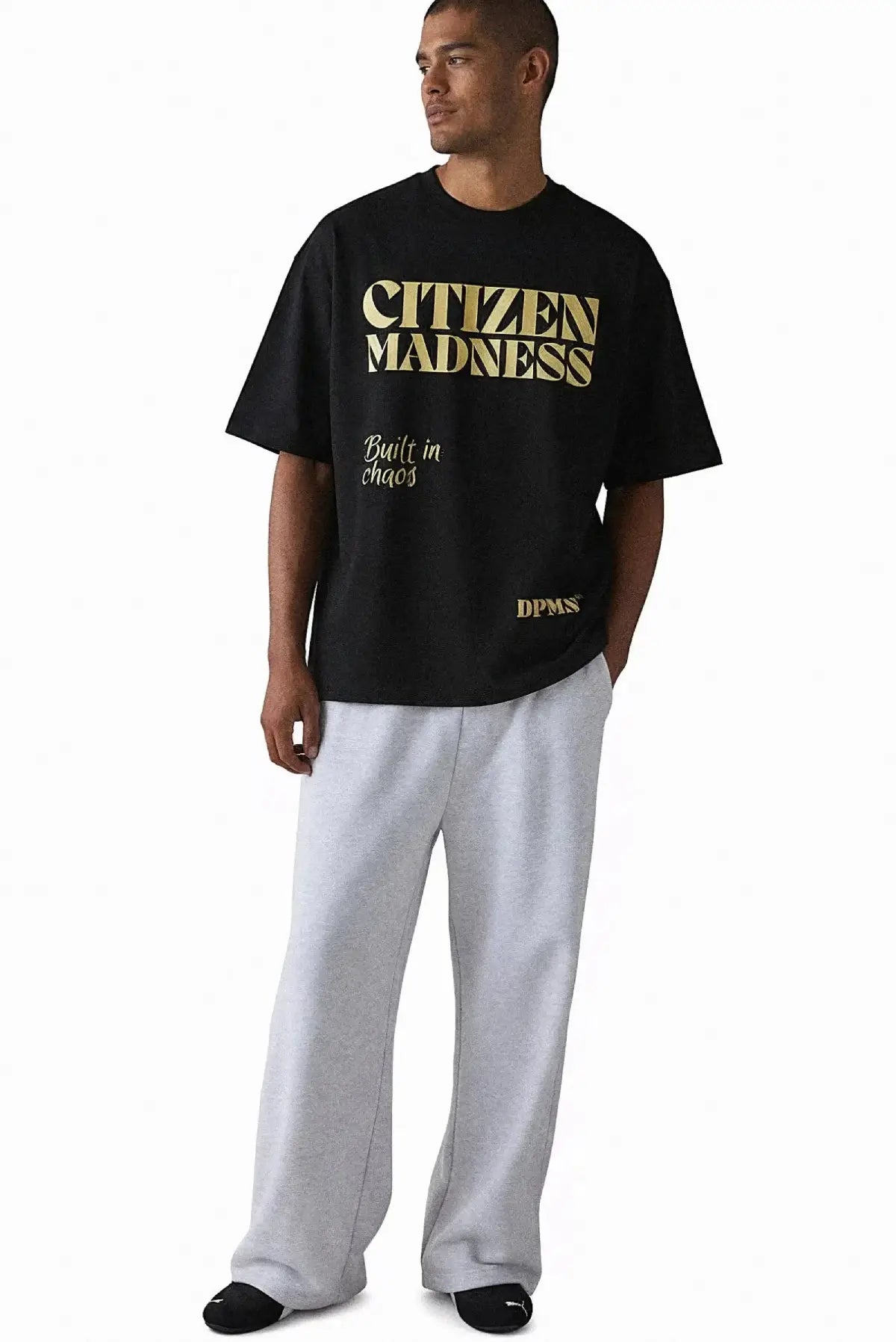 Playera Dopamyn Citizen Madness estilo streetwear corte relajado 
