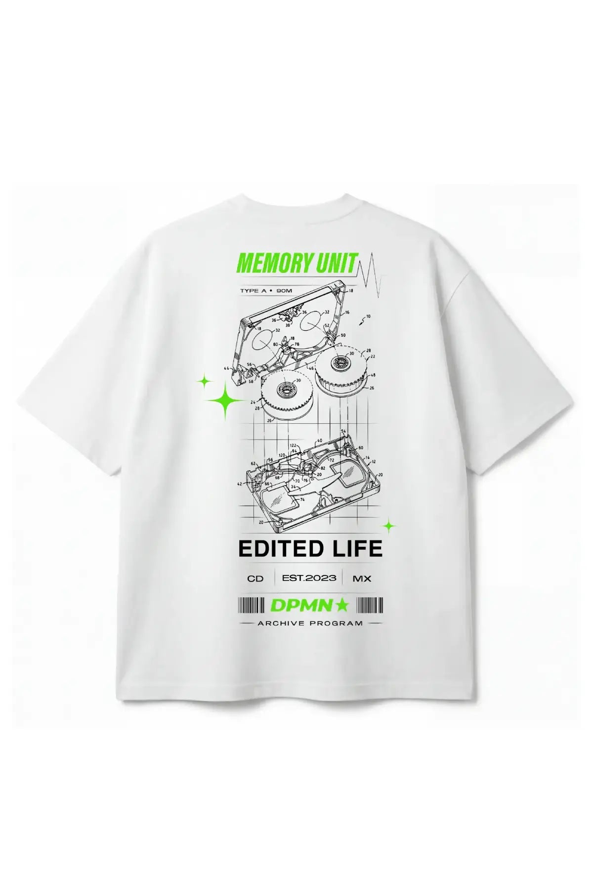 Edited Life Oversized Tee — Off White