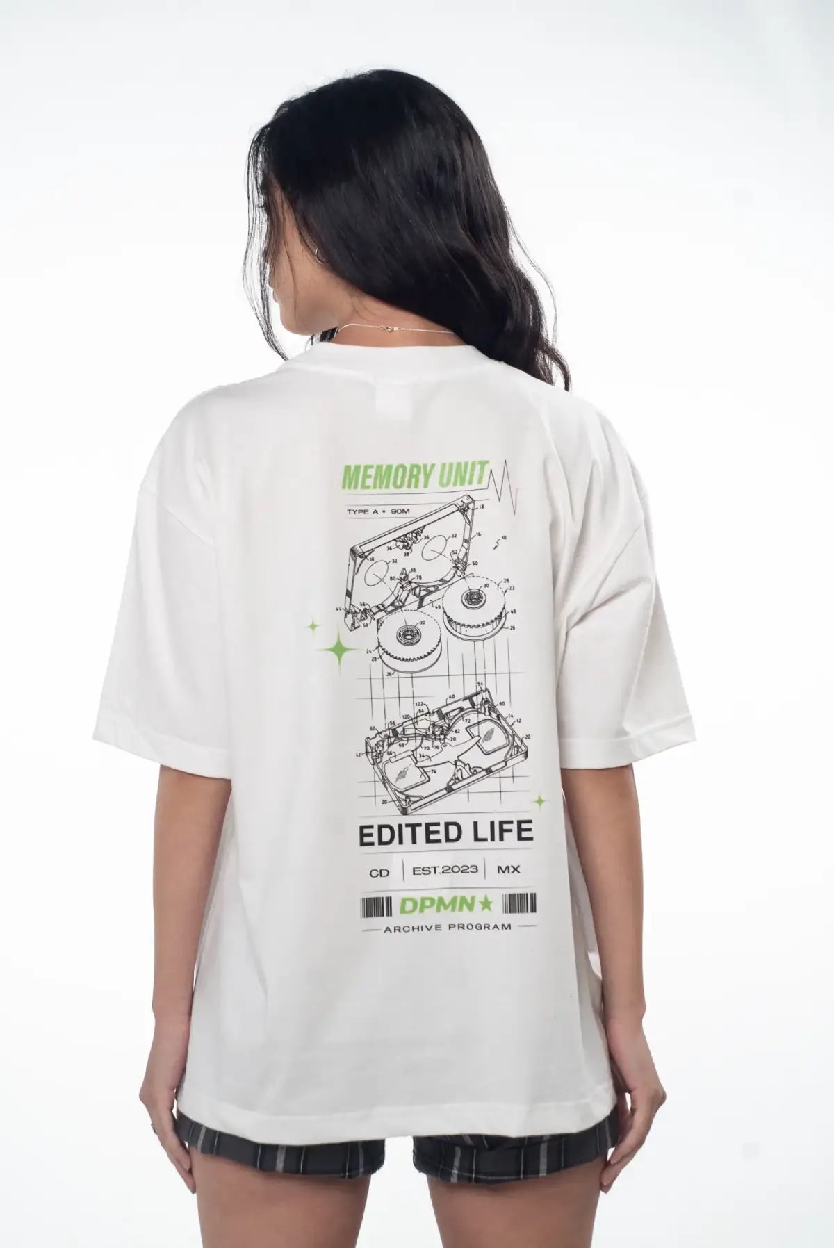 Edited Life Oversized Tee — Off White