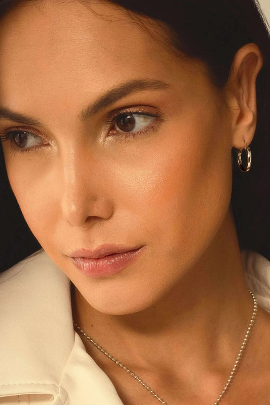 Hoops de Plata DOPAMYN