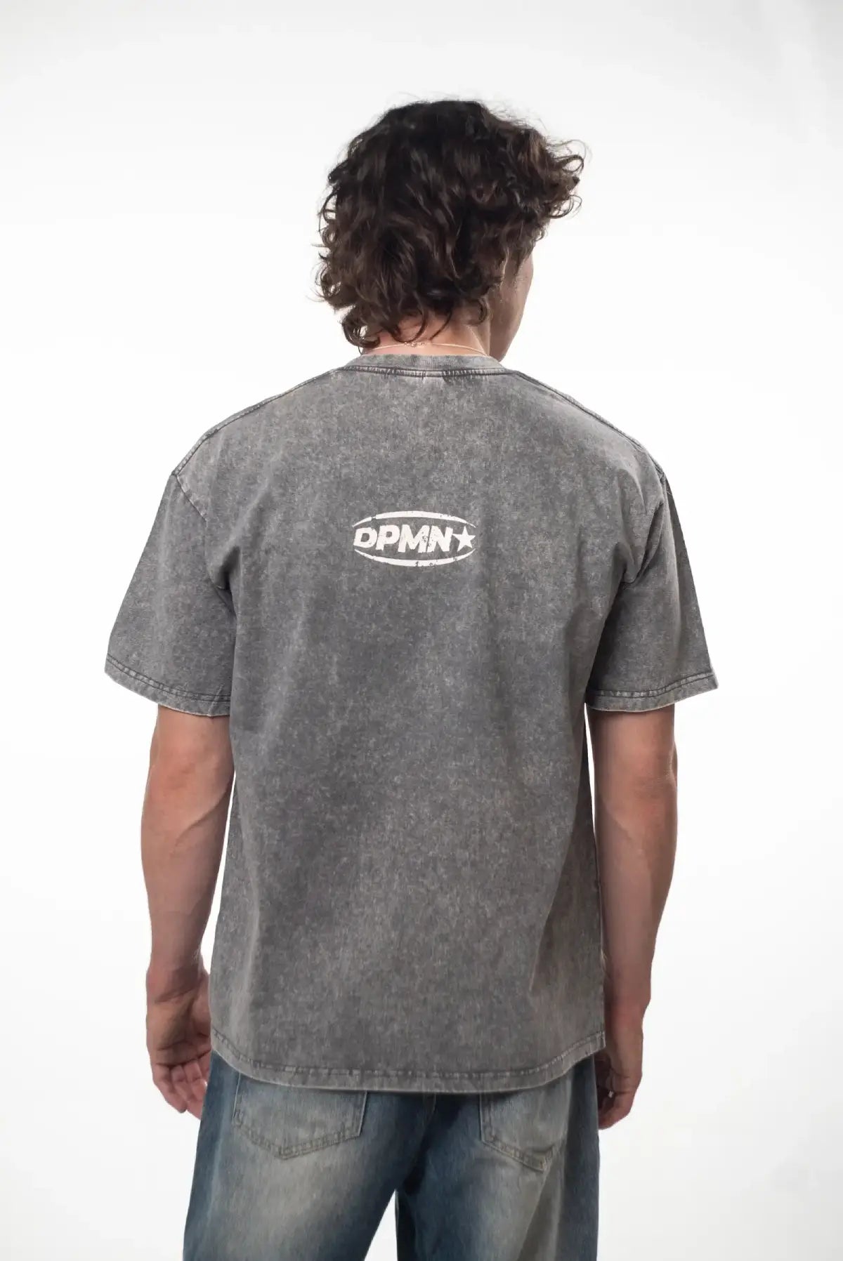 ICON DPMN Semi Oversized Tee — Washed Grey