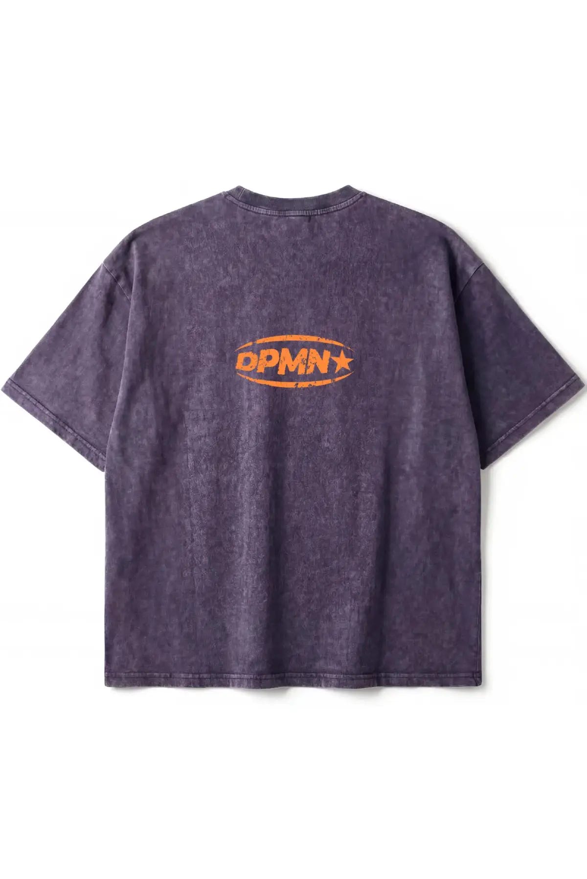 ICON DPMN Semi Oversized Tee Washed Purple, playera unisex acabado acid wash DOPAMYN