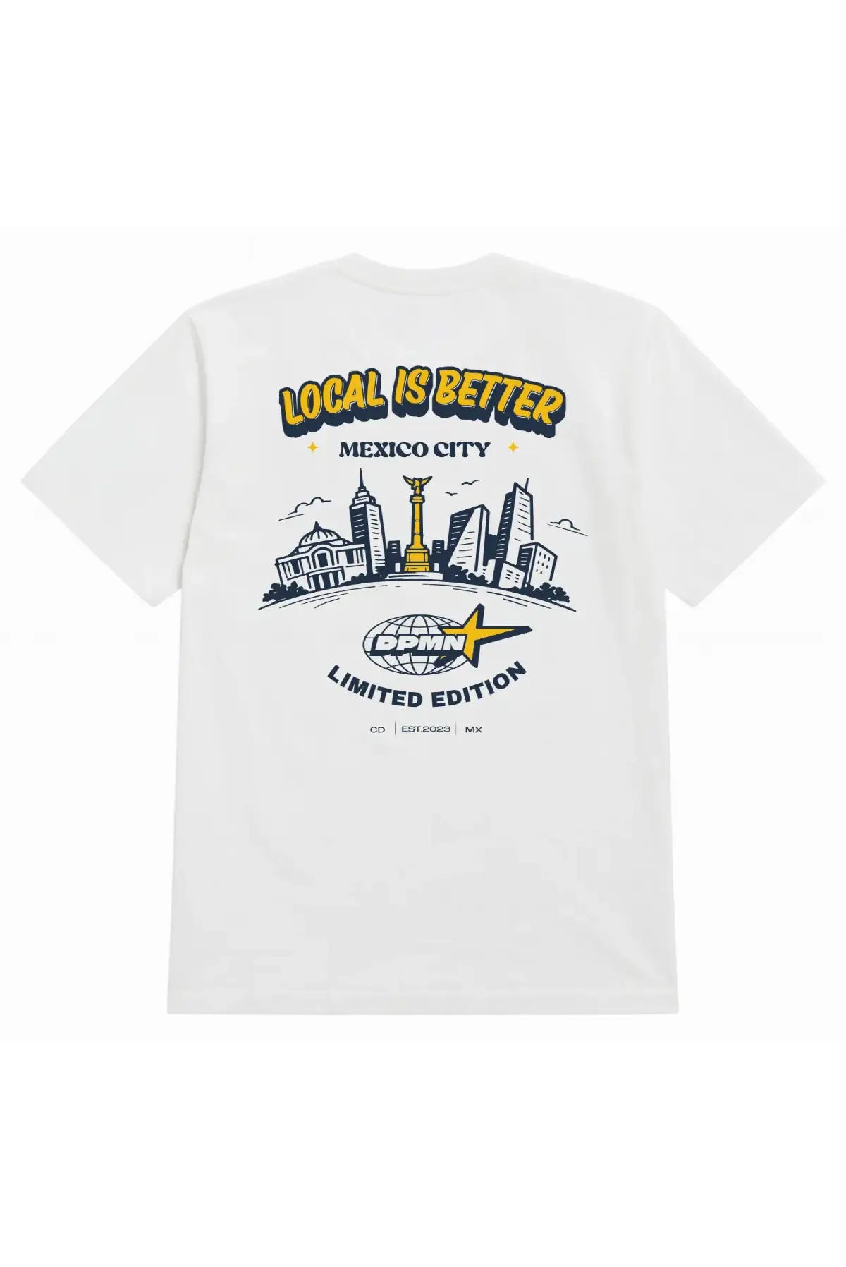 Local Is Better Regular Tee Off White, edición limitada Local Icons DOPAMYN