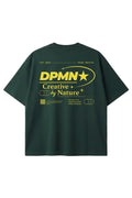 Signature DPMN Oversized Tee — Dark Green