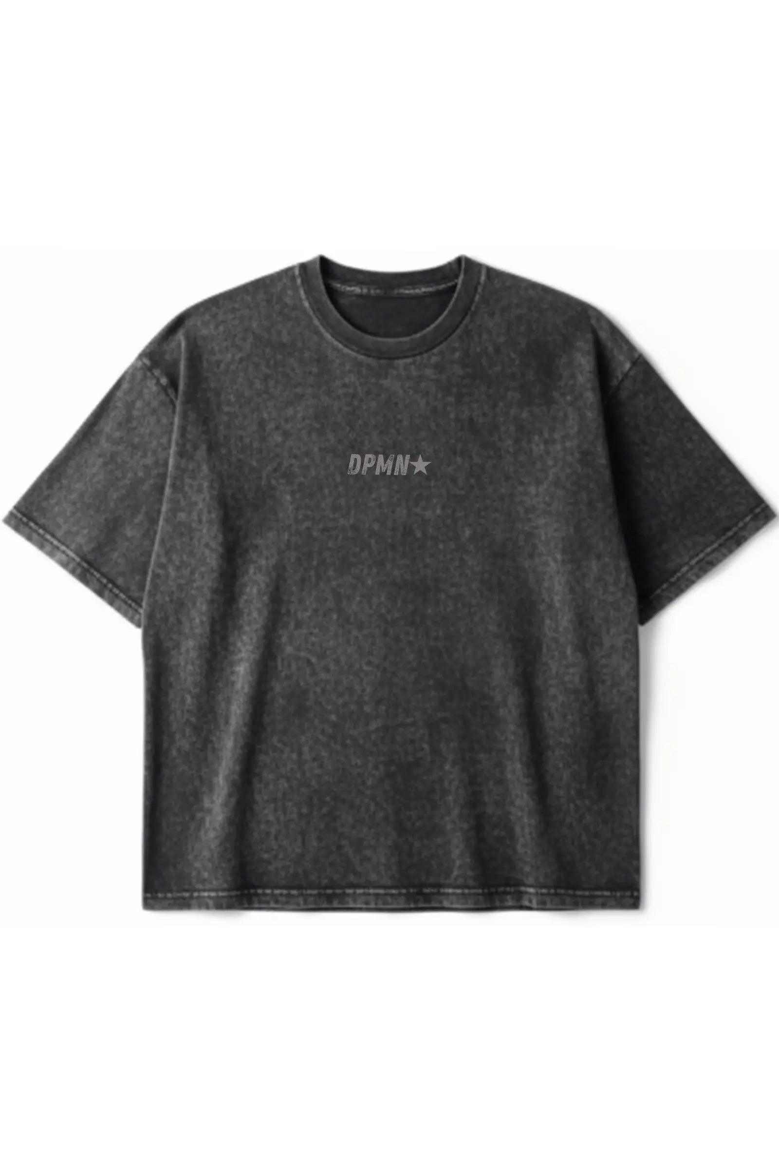 DPMN Oversized Tee — Acid Washed Black DOPAMYN
