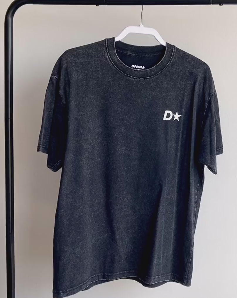 ICON DPMN Semi Oversized Tee — Washed Black