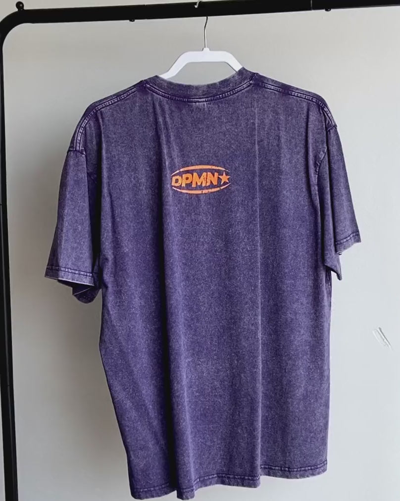 ICON DPMN Semi Oversized Tee — Washed Purple