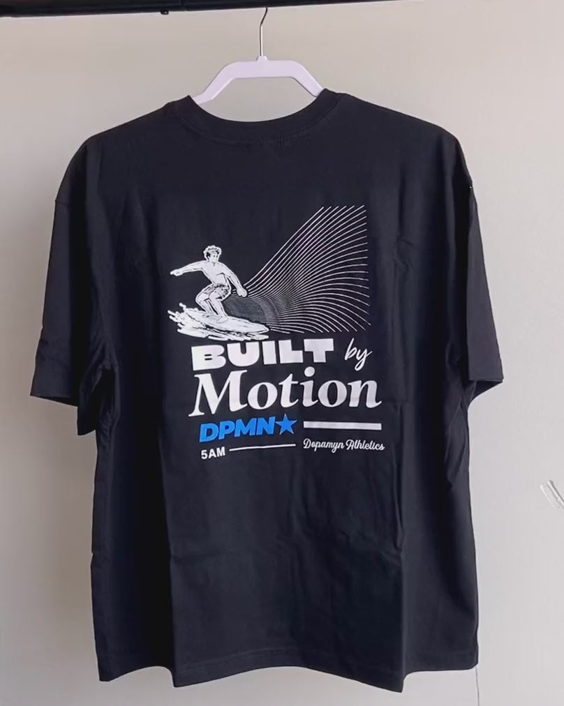Motion Oversized Tee — All Black DPMN★