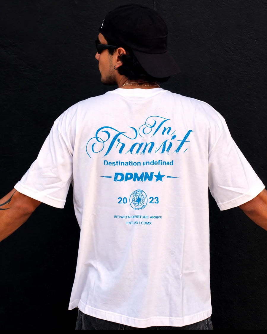 In Transit Oversized Tee Off White en la calle, estilo DPMN★