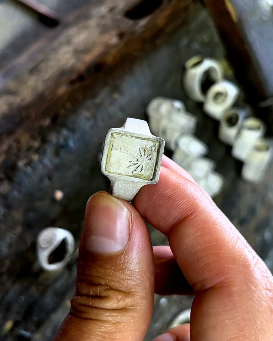 Molde de cera del Anillo Summer en el taller DPMN★