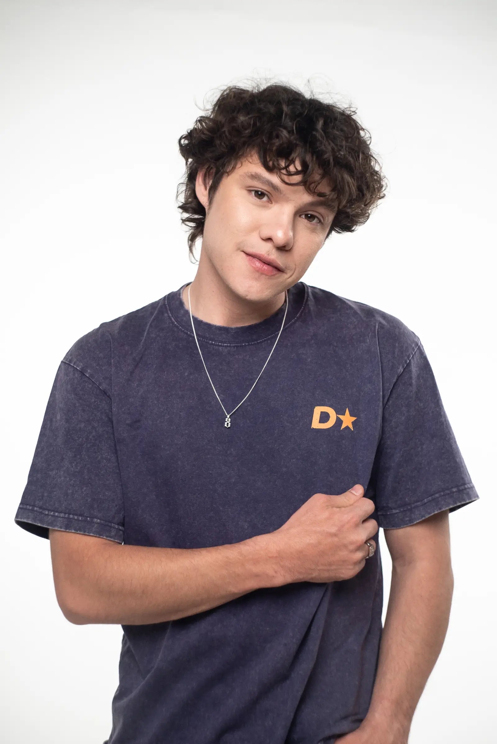 ICON DPMN Oversized Tee — Washed Purple