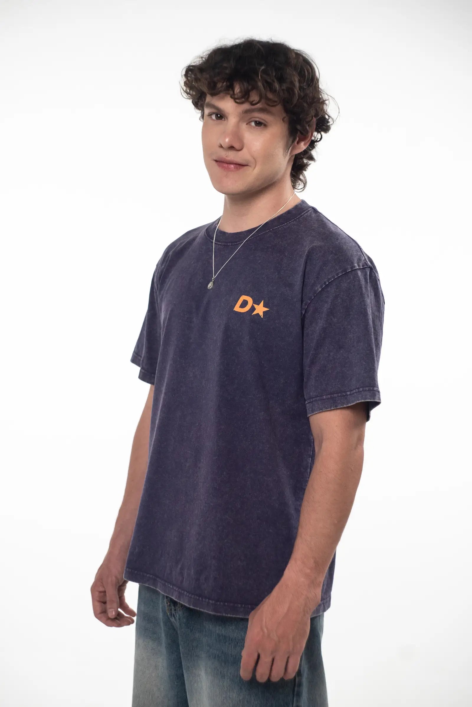 ICON DPMN Oversized Tee — Washed Purple