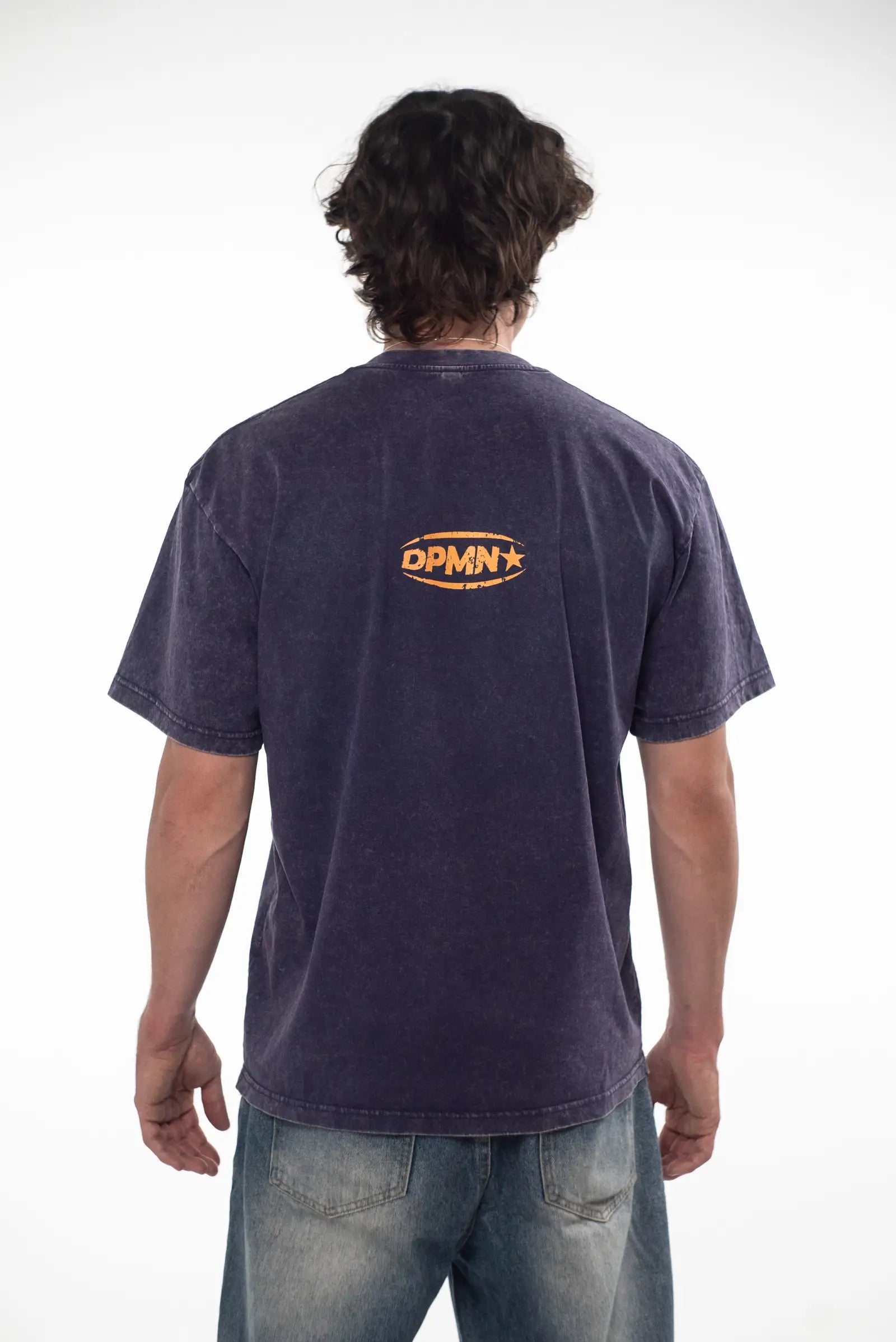 ICON DPMN Oversized Tee — Washed Purple