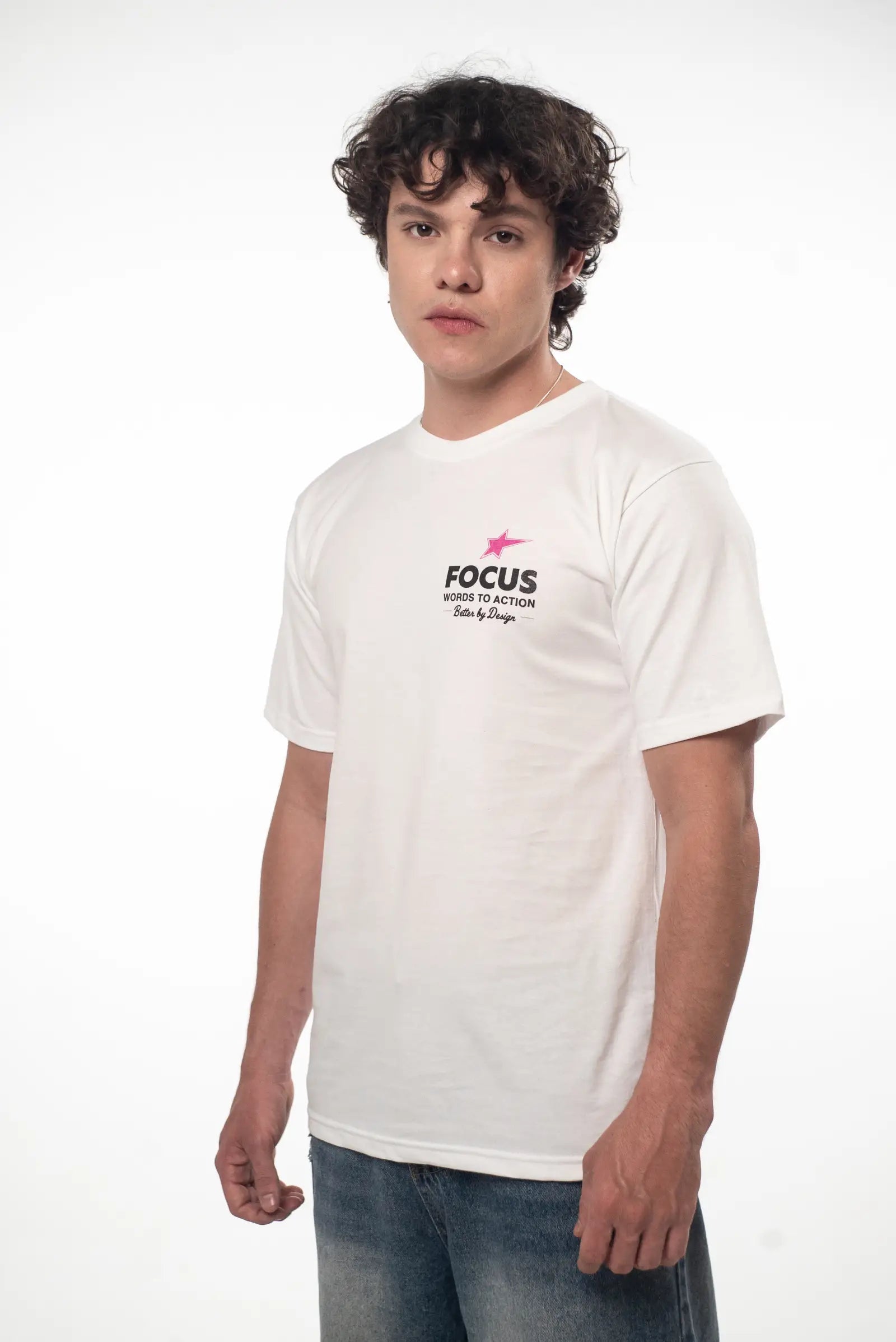 Focus Regular Tee — Off White