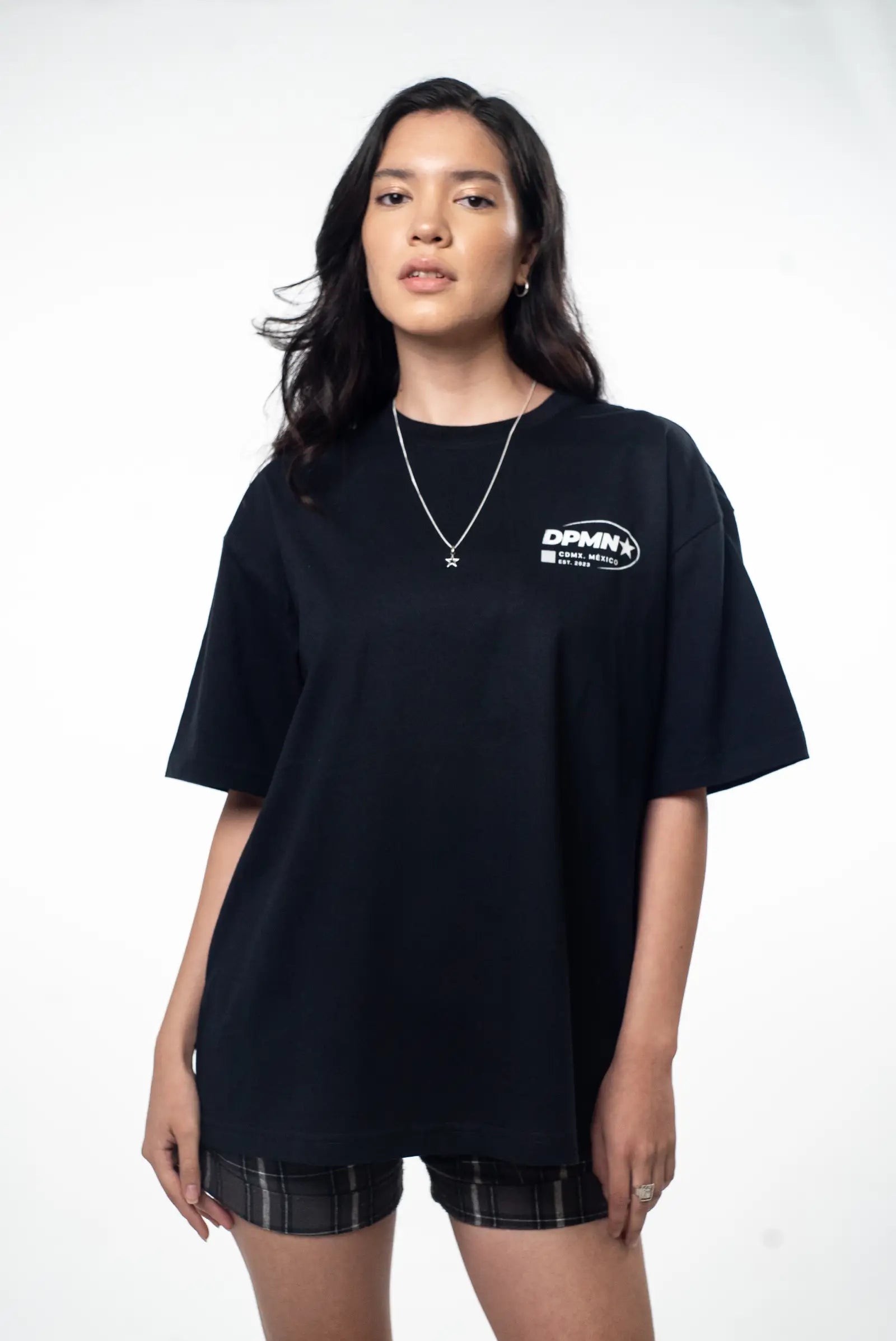 Signature DPMN Oversized Tee — All Black