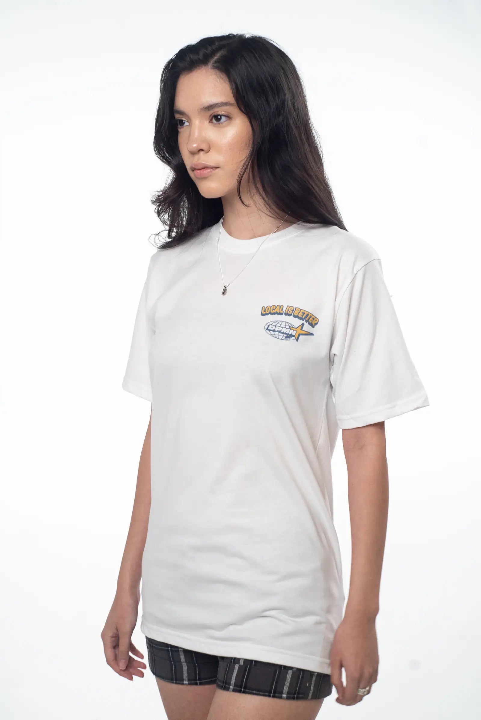 Local Is Better Regular Tee — Off White